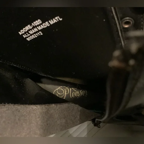 Pleaser Patent Leather 7 inch Booties - Picture 3 of 9